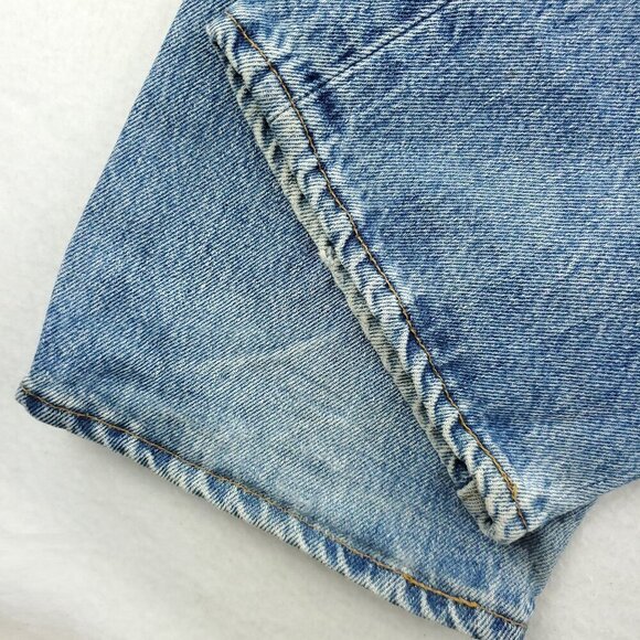 Levi's 501 Button Fly Jeans Vintage 90s USA Heavily Worn Grunge Denim 32x32 - Picture 12 of 12